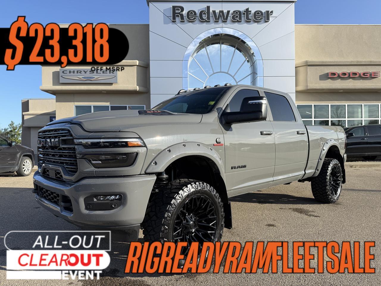 2026 Ram 3500 Laramie Crew Cab 4x4 | Rig Ready Ram | ASH ATTACK | 3" Level Kit  | 20" Fuel Rim's | 35" Mud Tire's