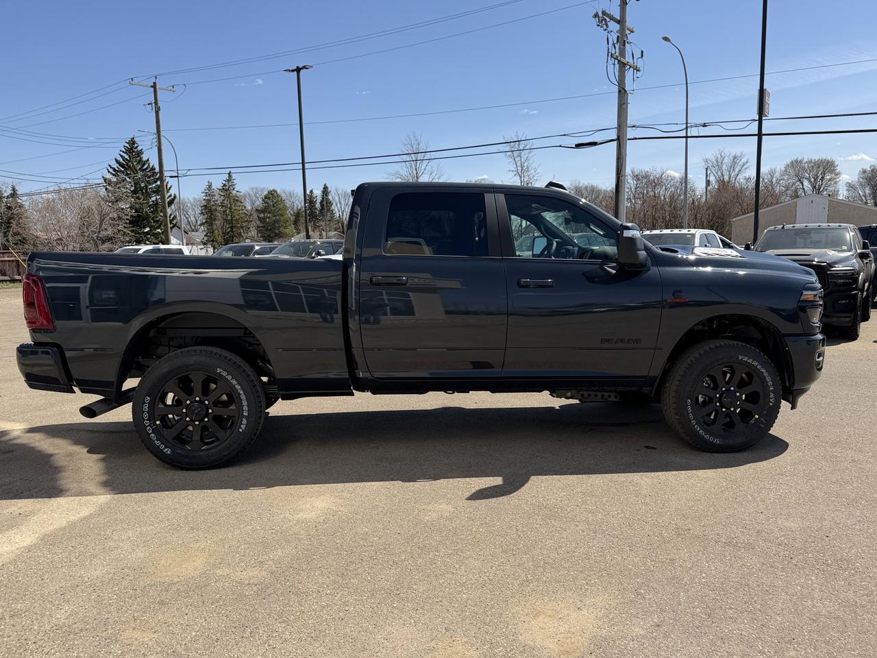 2026 Ram 3500 Laramie Crew Cab 4x4 | Rig Ready Ram | Black Leather Heated Vented Seats | 12IN Display | NAV Redwater AB