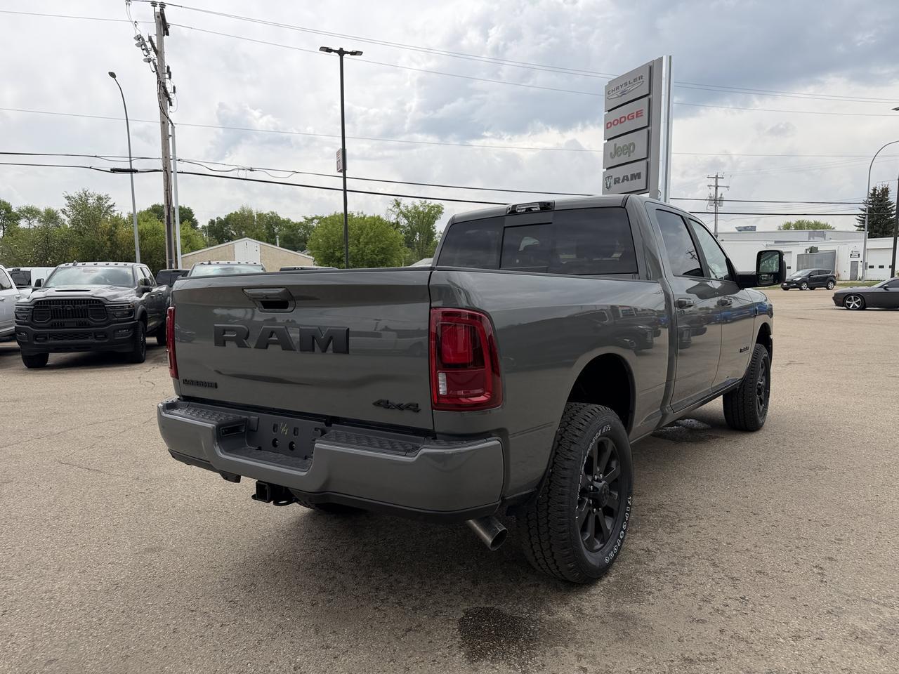 2026 Ram 3500 Laramie Crew Cab 4x4 | Rig Ready Ram | Black Leather Heated Vented Seats | Dual Charging | 5th Wheel Redwater AB
