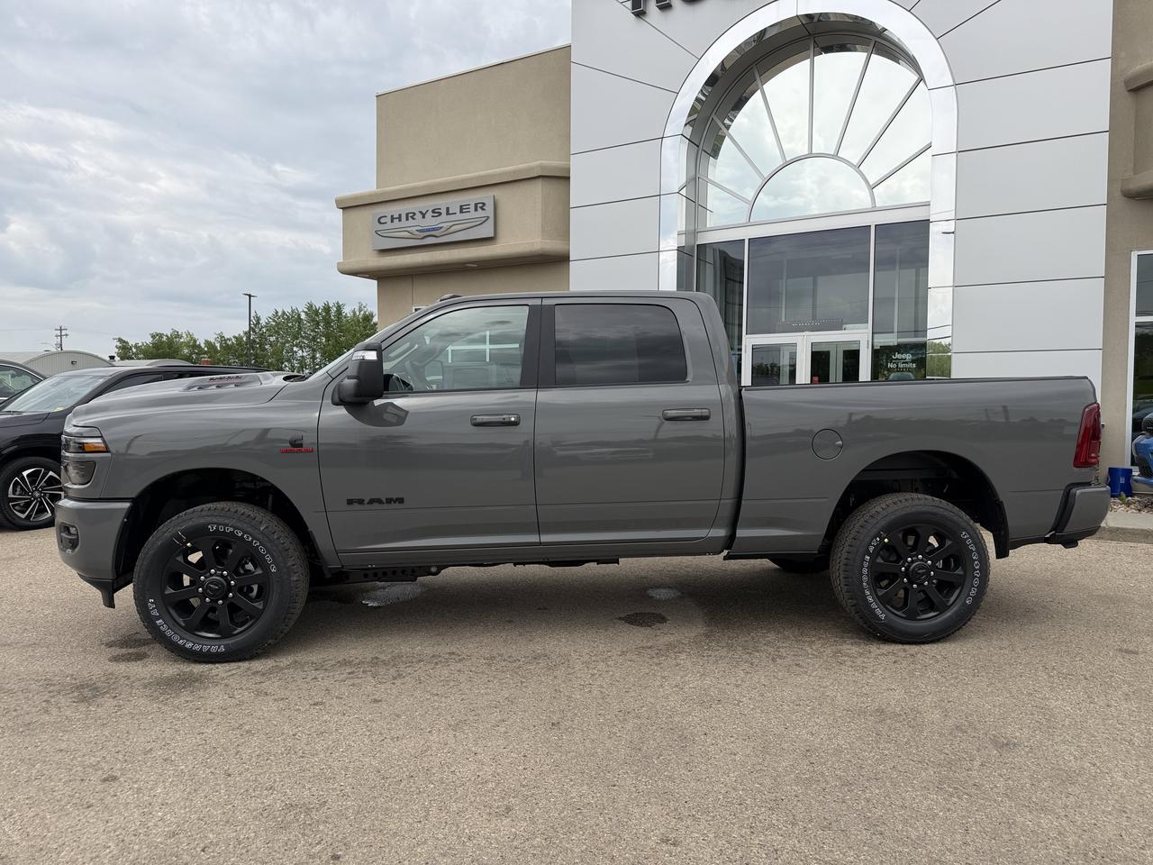 2026 Ram 3500 Laramie Crew Cab 4x4 | Rig Ready Ram | Black Leather Heated Vented Seats | Dual Charging | 5th Wheel Redwater AB