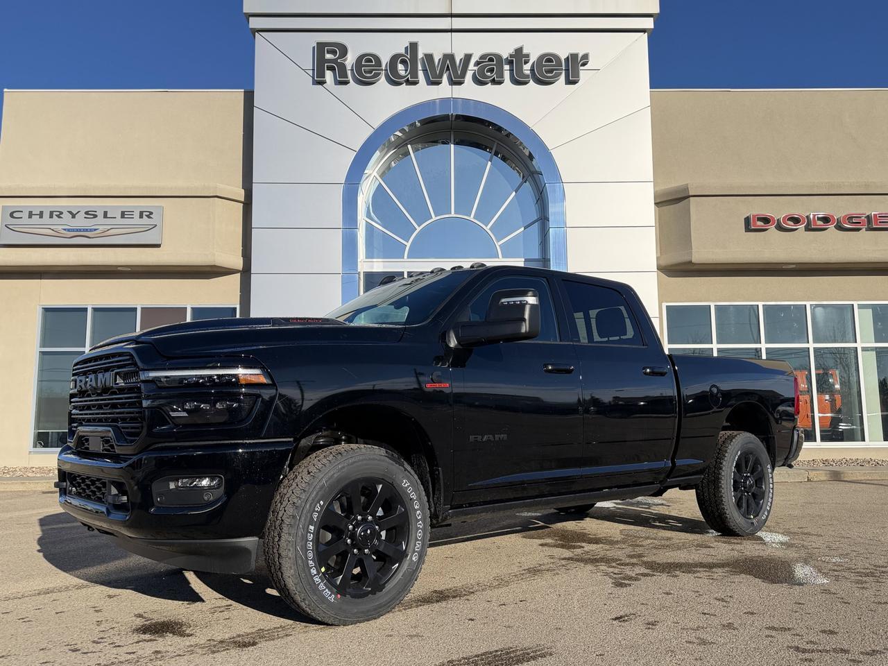 2026 Ram 3500 Laramie Crew Cab 4x4 | Rig Ready Ram | Leather | 12IN Display | NAV | Sunroof | Heated Vented Seats