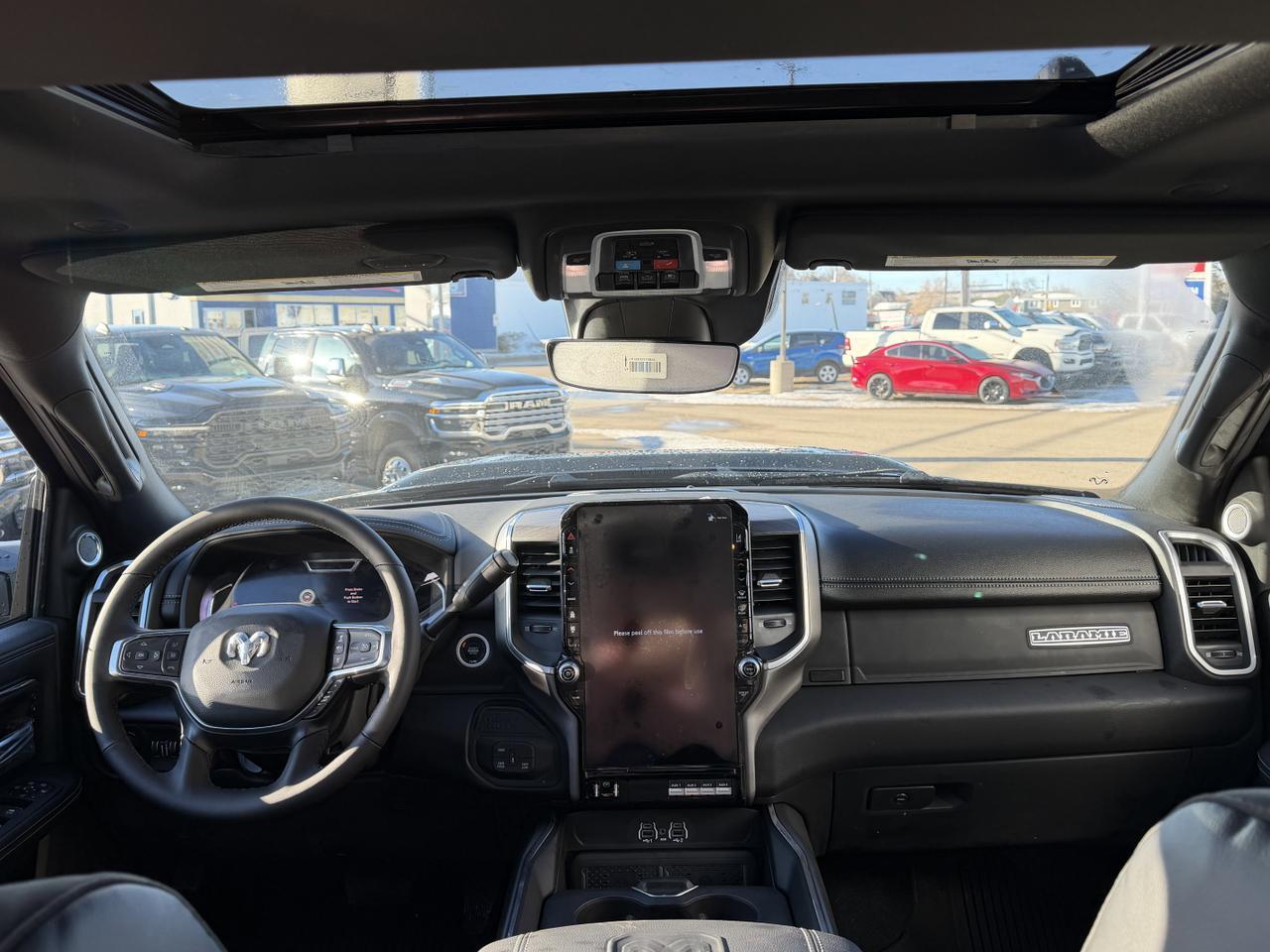 2026 Ram 3500 Laramie Crew Cab 4x4 | Rig Ready Ram | Leather | 12IN Display | NAV | Sunroof | Heated Vented Seats Redwater AB