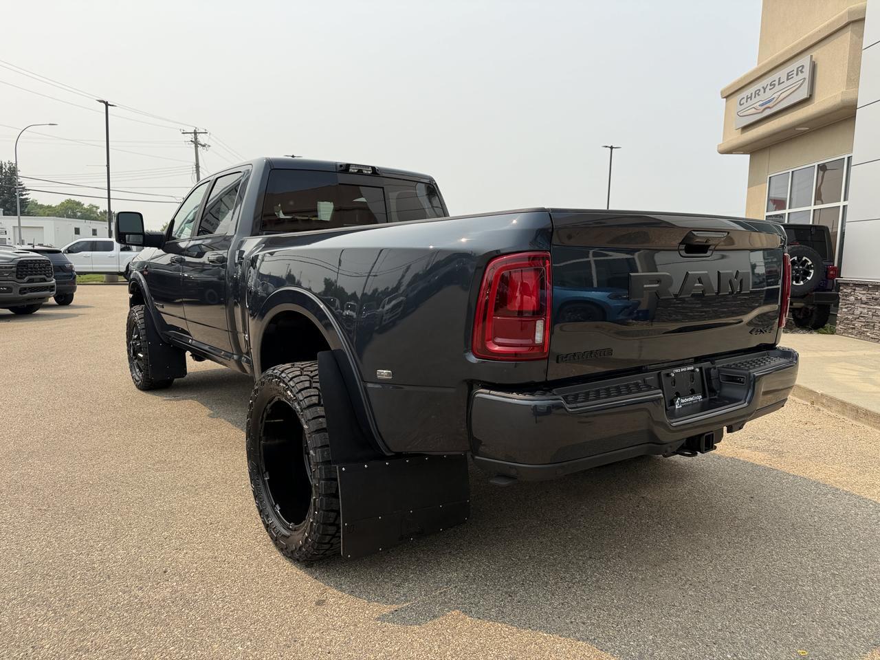 2026 Ram 3500 Laramie Crew Cab 4x4 | Rig Ready Ram | Premium Leather | 5th Wheel Prep | Heated Vented Seats Redwater AB