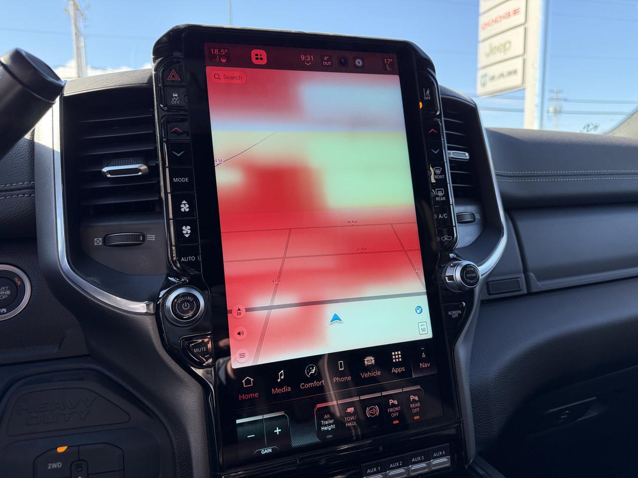 2026 Ram 3500 Laramie Crew Cab 4x4 Long Box | Cummins Diesel | Leather | Heated Vented Seats | NAV | 12IN Display Redwater AB