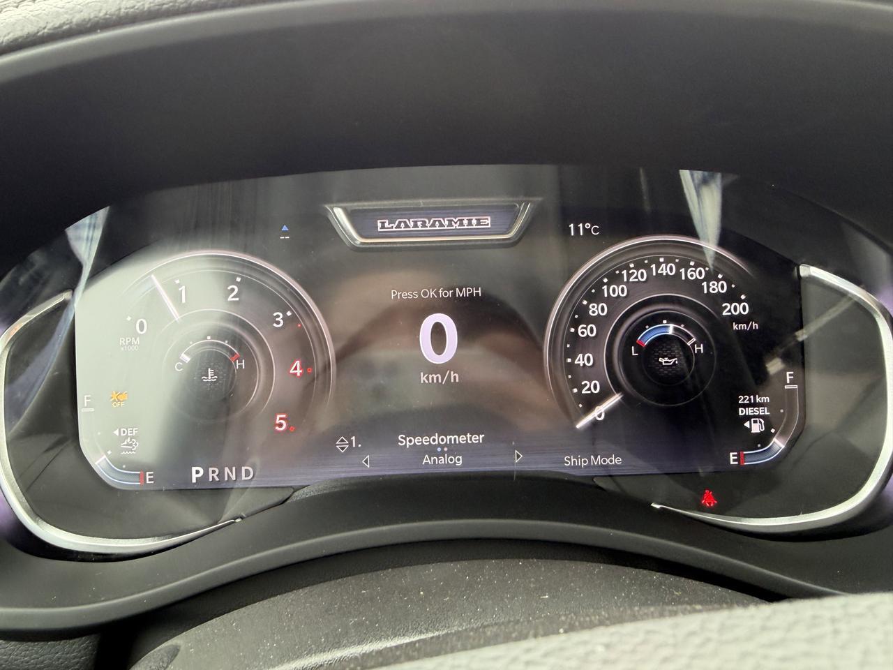 2026 Ram 3500 Laramie Mega Cab 4x4 | Cummins Diesel | 5th Wheel Prep | 12IN Touchscreen | Heated Vented Leather Redwater AB