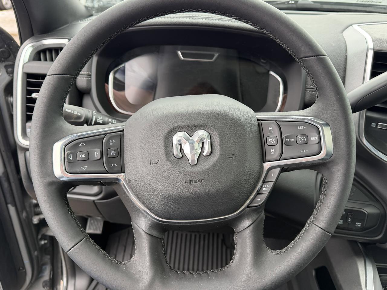 2026 Ram 3500 Laramie Mega Cab 4x4 | Cummins Diesel | 5th Wheel Prep | 12IN Touchscreen | Heated Vented Leather Redwater AB