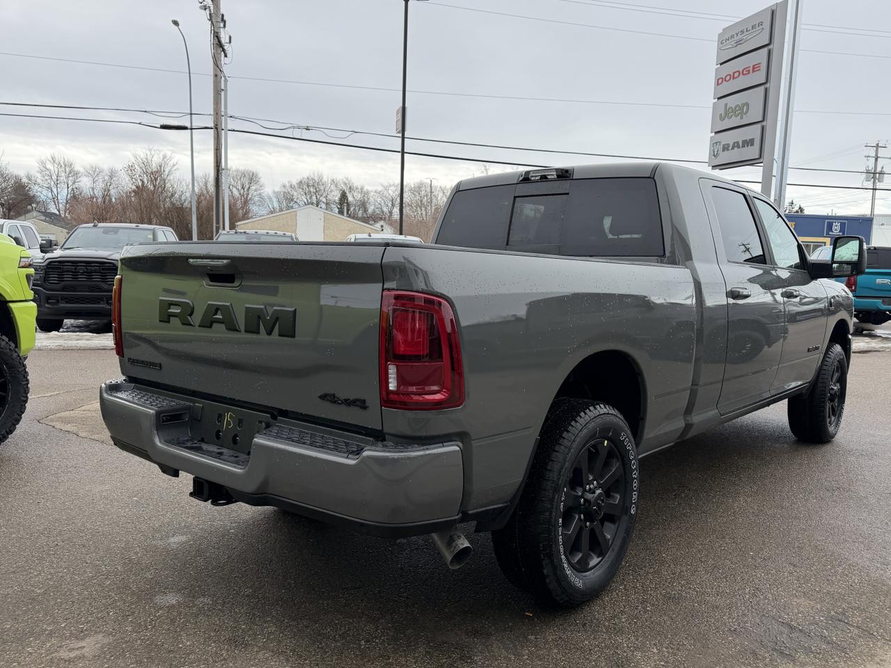 2026 Ram 3500 Laramie Mega Cab 4x4 | Cummins Diesel | 5th Wheel Prep | 12IN Touchscreen | Heated Vented Leather Redwater AB