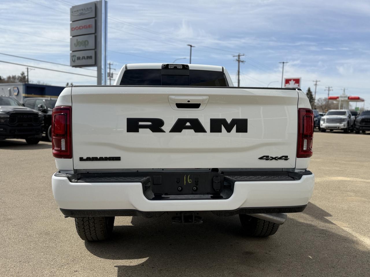 2026 Ram 3500 Laramie Mega Cab 4x4 | Cummins Diesel | 5th Wheel Prep | Sunroof | NAV | Leather Heated Vented Seats Redwater AB