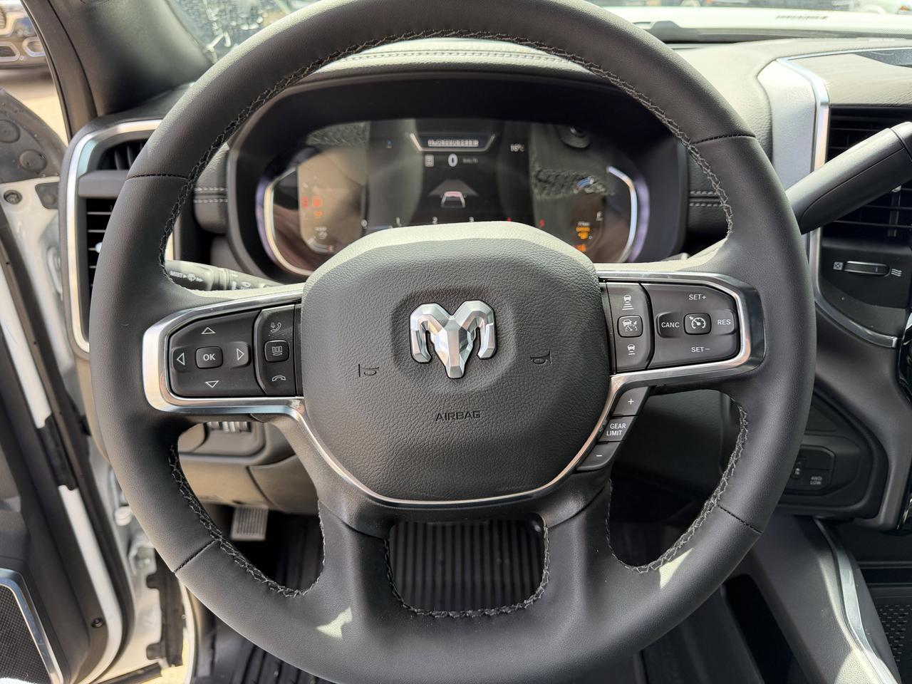 2026 Ram 3500 Laramie Mega Cab 4x4 | Cummins Diesel | 5th Wheel Prep | Sunroof | NAV | Leather Heated Vented Seats Redwater AB