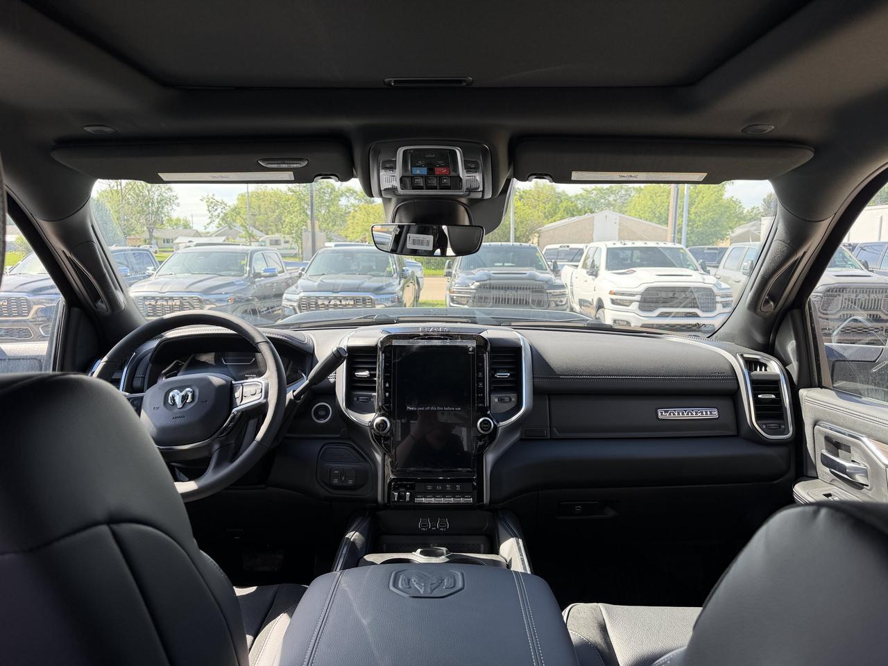 2026 Ram 3500 Laramie Mega Cab 4x4 | Cummins Diesel | Night Edition | Black Leather | 5th Wheel Prep | Sunroof Redwater AB