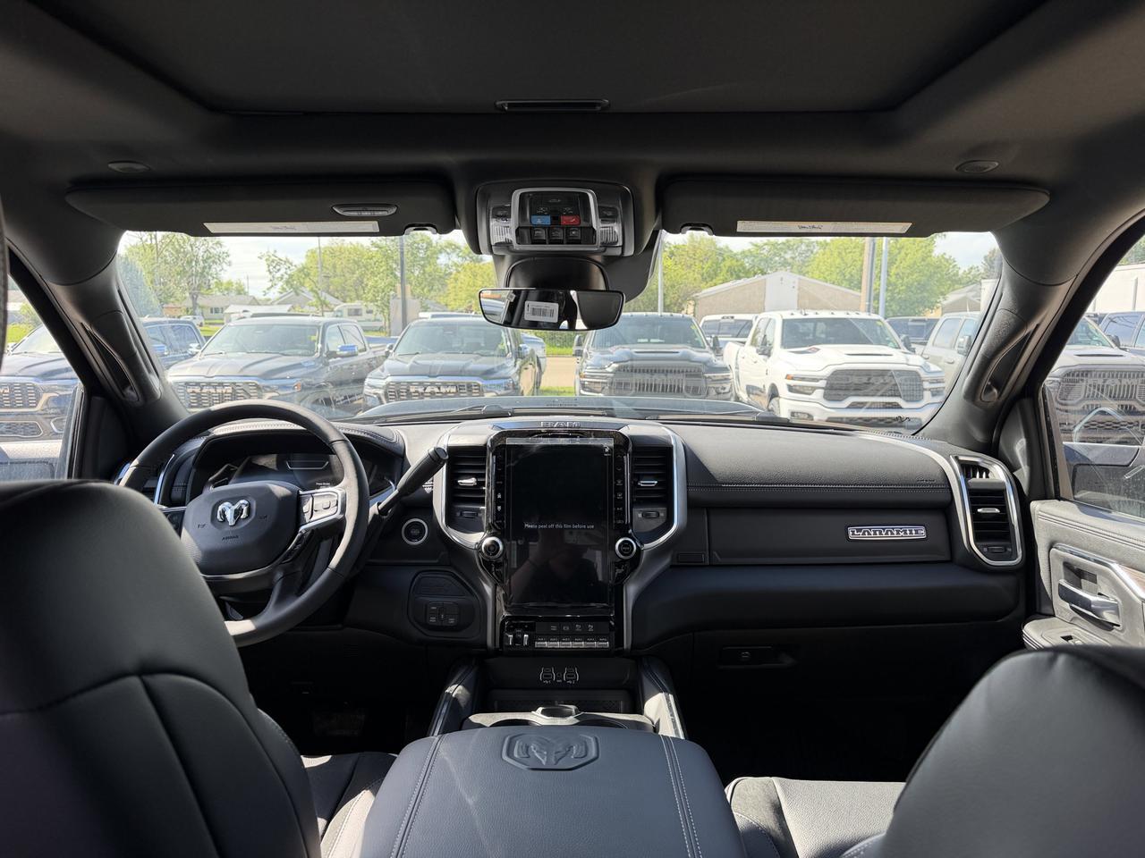 2026 Ram 3500 Laramie Mega Cab 4x4 | Cummins Diesel | Night Edition | Black Leather | 5th Wheel Prep | Sunroof Redwater AB