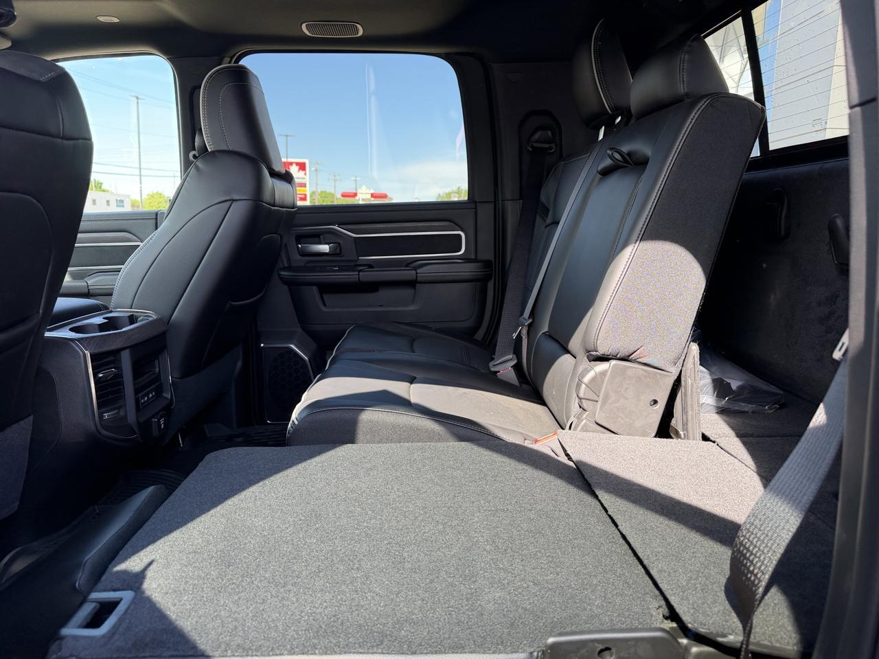 2026 Ram 3500 Laramie Mega Cab 4x4 | Cummins Diesel | Night Edition | Black Leather | 5th Wheel Prep | Sunroof Redwater AB