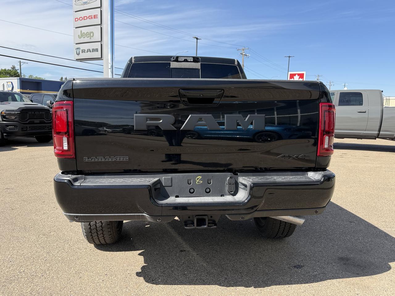 2026 Ram 3500 Laramie Mega Cab 4x4 | Cummins Diesel | Night Edition | Black Leather | 5th Wheel Prep | Sunroof Redwater AB