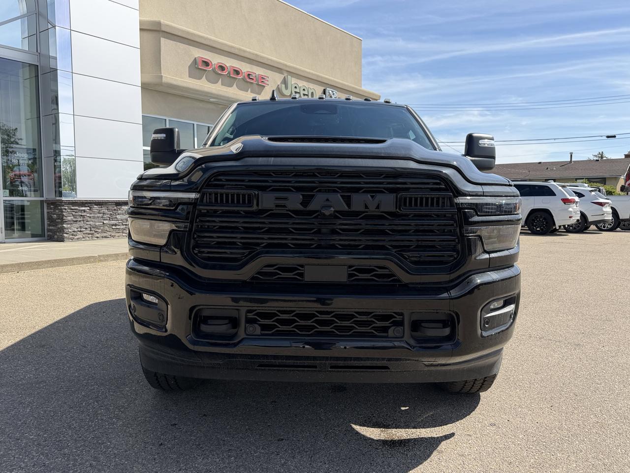 2026 Ram 3500 Laramie Mega Cab 4x4 | Cummins Diesel | Night Edition | Black Leather | 5th Wheel Prep | Sunroof Redwater AB