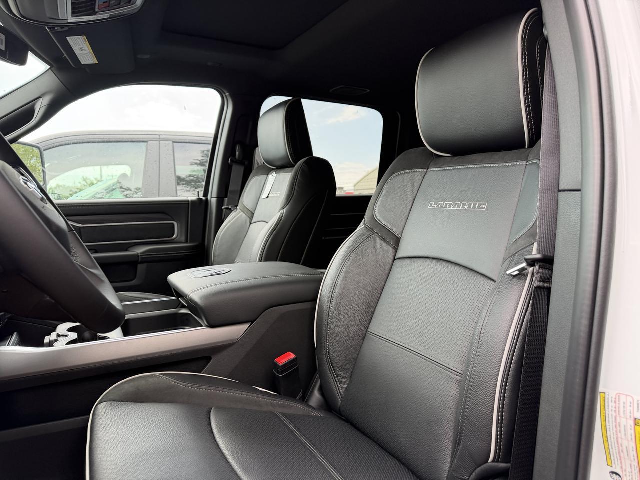 2026 Ram 3500 Laramie Mega Cab 4x4 | Cummins Turbo Diesel | Premium Leather | Heated Vented Front Seats | NAV Redwater AB