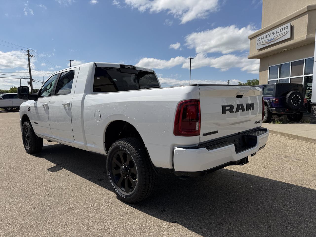 2026 Ram 3500 Laramie Mega Cab 4x4 | Cummins Turbo Diesel | Premium Leather | Heated Vented Front Seats | NAV Redwater AB