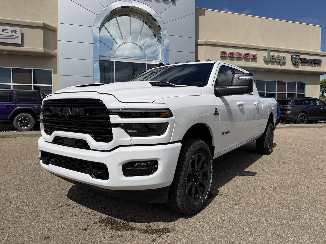 2026 Ram 3500 Laramie Mega Cab 4x4 | Cummins Turbo Diesel | Premium Leather | Heated Vented Front Seats | NAV Redwater AB