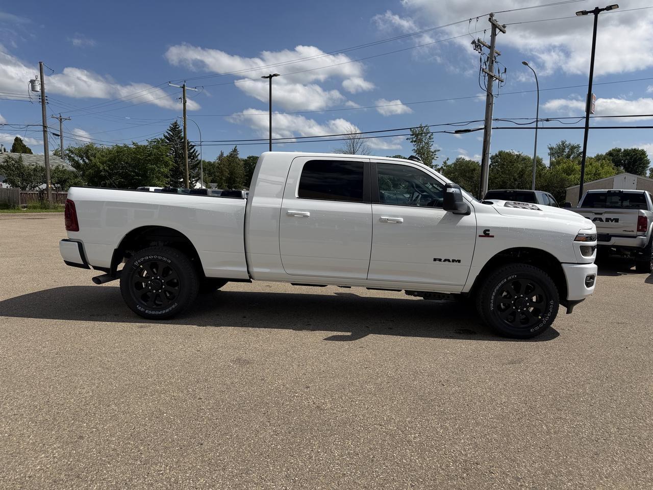 2026 Ram 3500 Laramie Mega Cab 4x4 | Cummins Turbo Diesel | Premium Leather | Heated Vented Front Seats | NAV Redwater AB