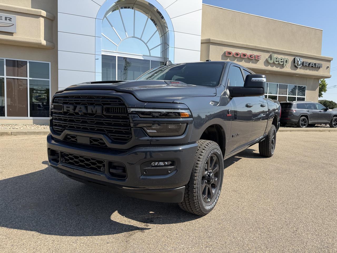 2026 Ram 3500 Laramie Mega Cab 4x4 | Heated Vented Leather Seats | NAV | 5th Wheel Prep | Remote Start | Leather Redwater AB