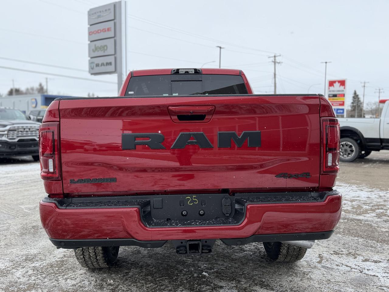 2026 Ram 3500 Laramie Mega Cab 4x4 | Molten Red | Cummins Diesel | Leather | Heated Seats | NAV | Remote Start Redwater AB