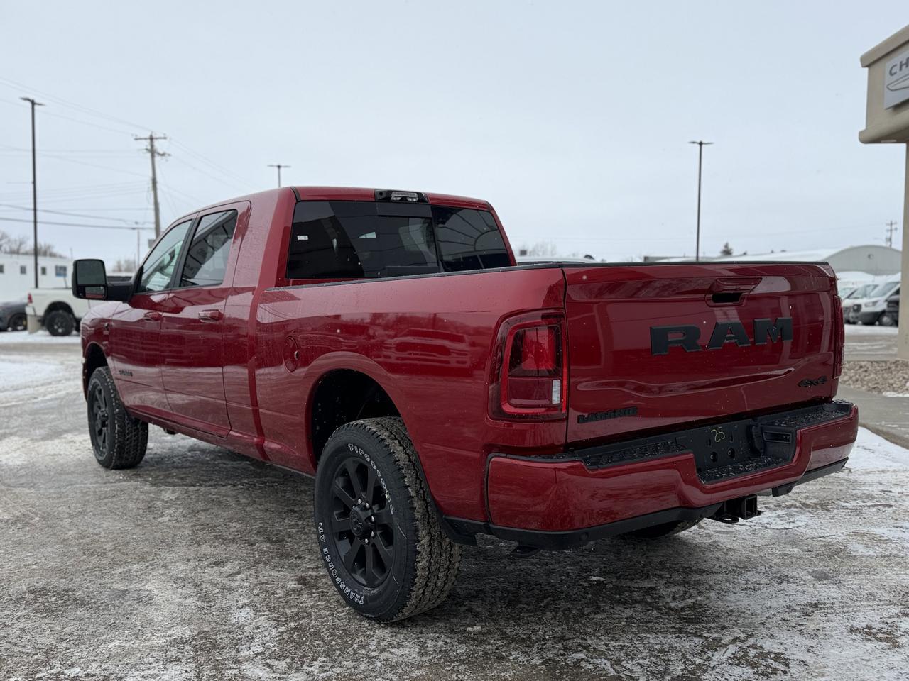 2026 Ram 3500 Laramie Mega Cab 4x4 | Molten Red | Cummins Diesel | Leather | Heated Seats | NAV | Remote Start Redwater AB