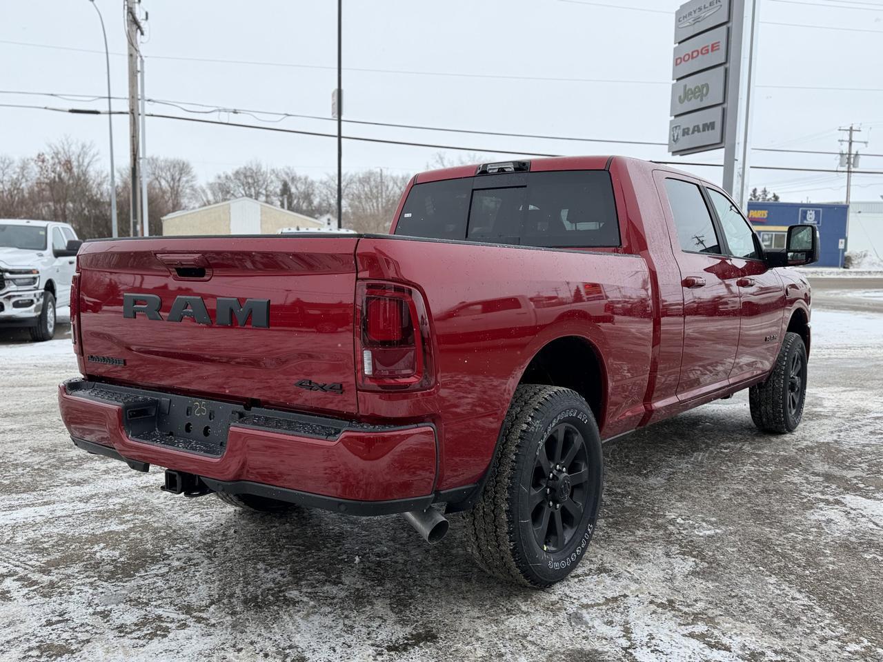 2026 Ram 3500 Laramie Mega Cab 4x4 | Molten Red | Cummins Diesel | Leather | Heated Seats | NAV | Remote Start Redwater AB