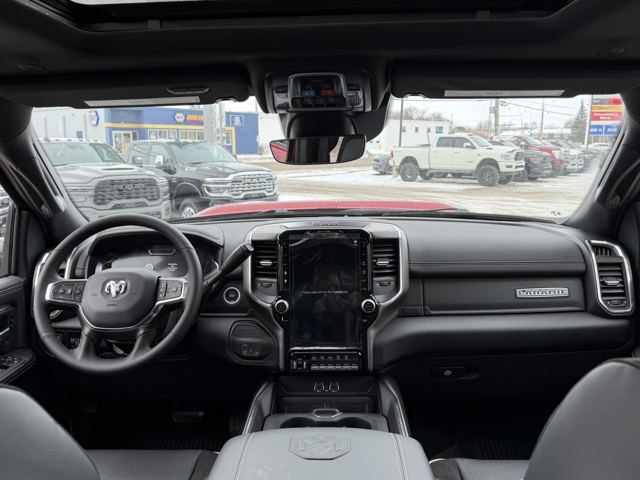 2026 Ram 3500 Laramie Mega Cab 4x4 | Molten Red | Cummins Diesel | Leather | Heated Seats | NAV | Remote Start Redwater AB