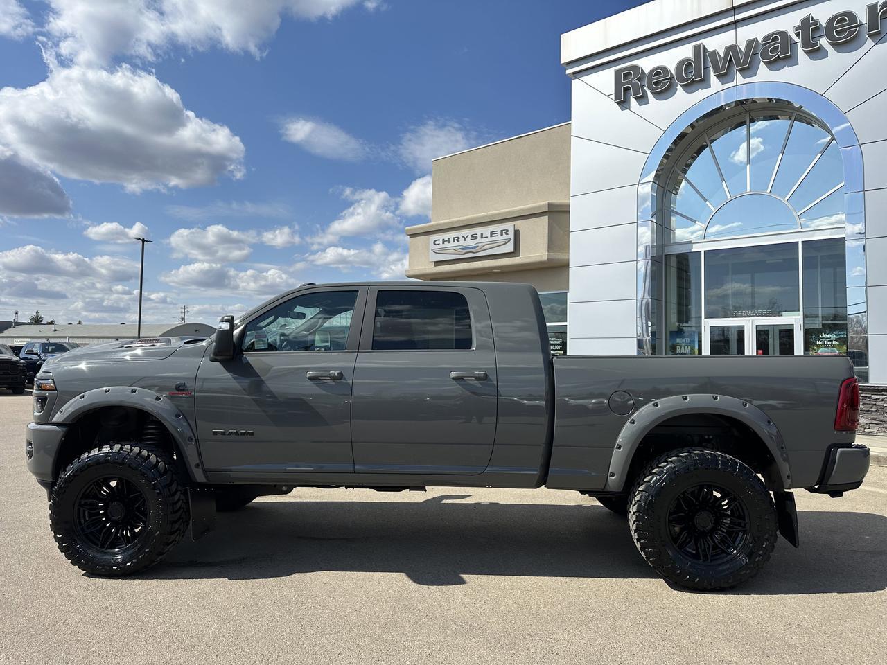 2026 Ram 3500 Laramie Mega Cab 4x4 | RIG READY RAM | 5" Lift | 20" Fuel Wheels | 37" Toyo MT | 5th Wheel Prep | Redwater AB