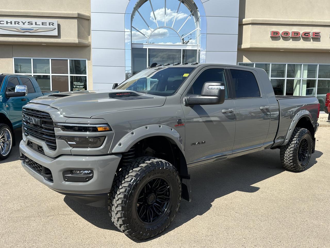 2026 Ram 3500 Laramie Mega Cab 4x4 | RIG READY RAM | 5" Lift | 20" Fuel Wheels | 37" Toyo MT | 5th Wheel Prep | Redwater AB