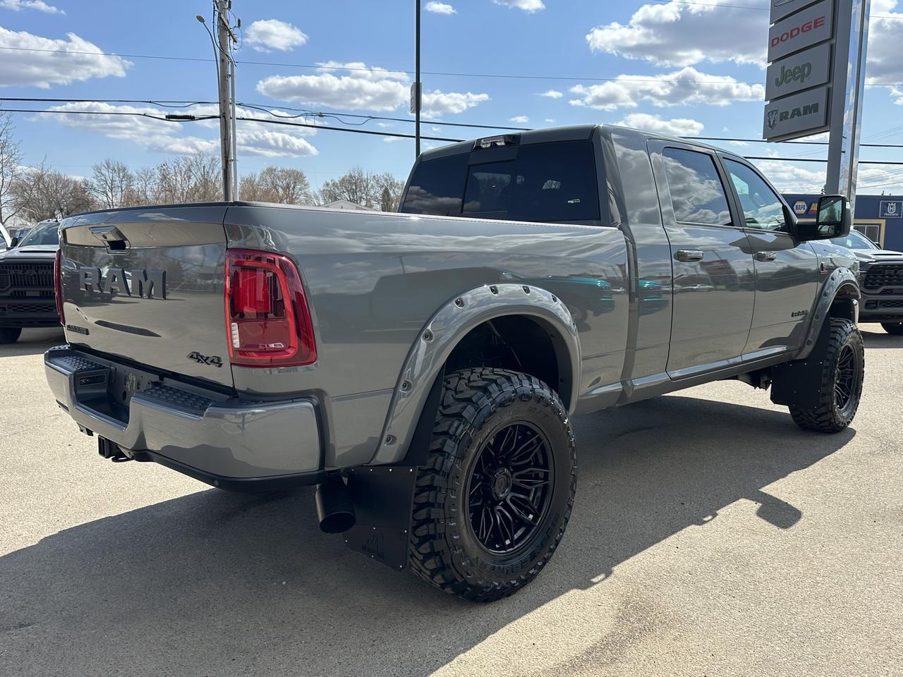 2026 Ram 3500 Laramie Mega Cab 4x4 | RIG READY RAM | 5" Lift | 20" Fuel Wheels | 37" Toyo MT | 5th Wheel Prep | Redwater AB