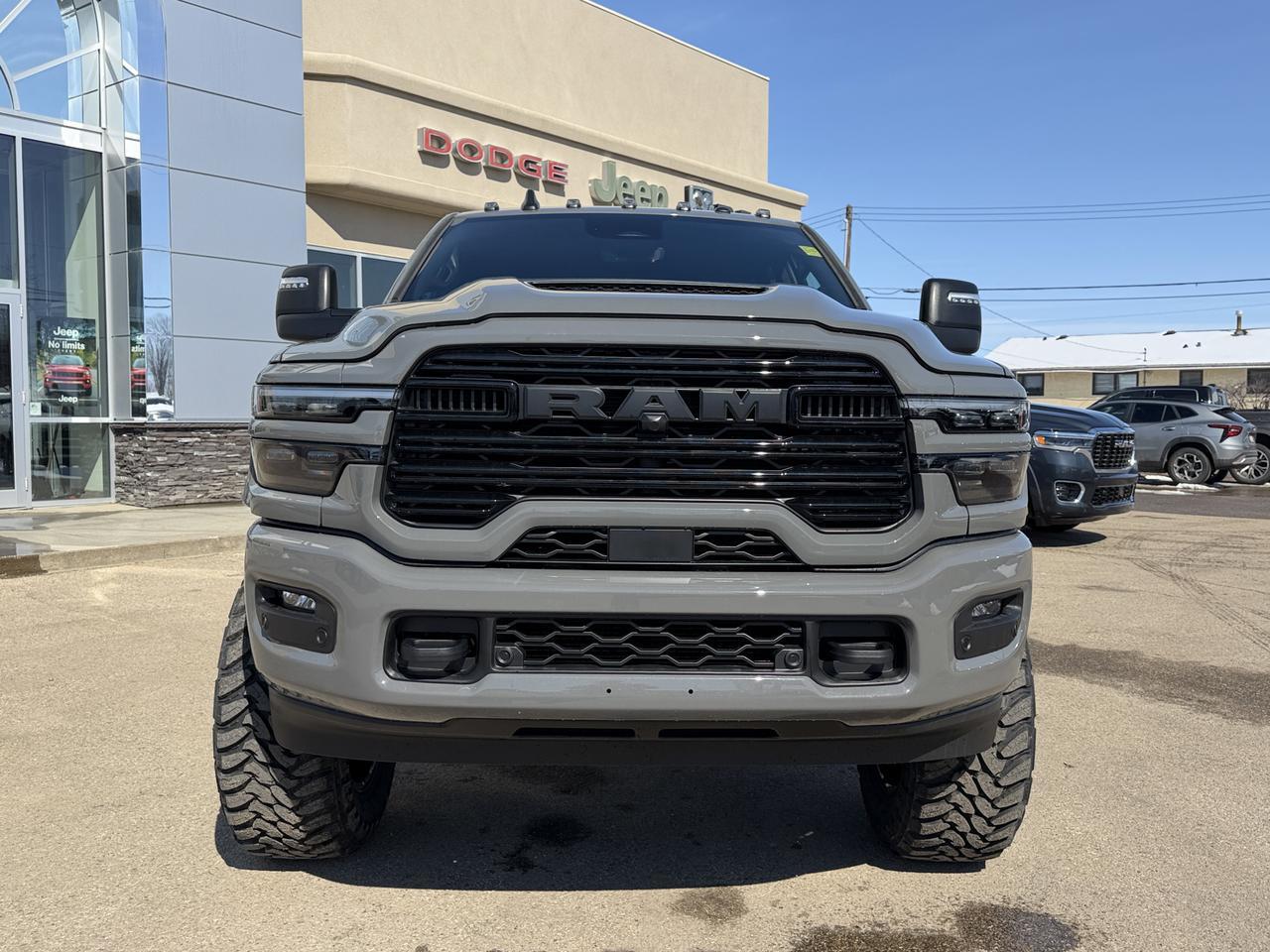 2026 Ram 3500 Laramie Mega Cab 4x4 | Rig Ready Ram | 5th Wheel Prep | 12IN Touchscreen | Heated Vented Leather Redwater AB