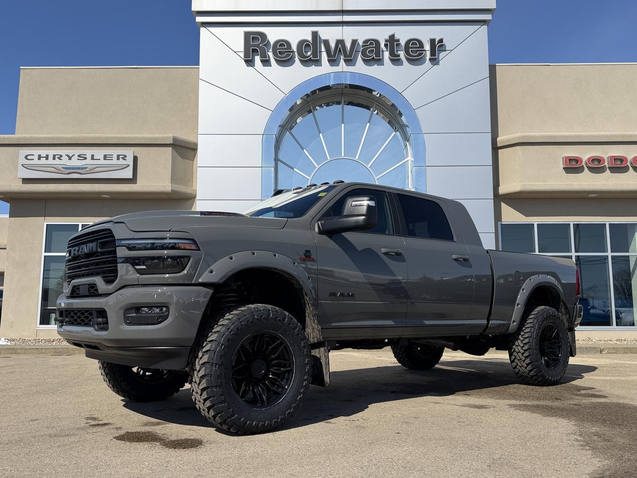 2026 Ram 3500 Laramie Mega Cab 4x4 | Rig Ready Ram | 5th Wheel Prep | 12IN Touchscreen | Heated Vented Leather