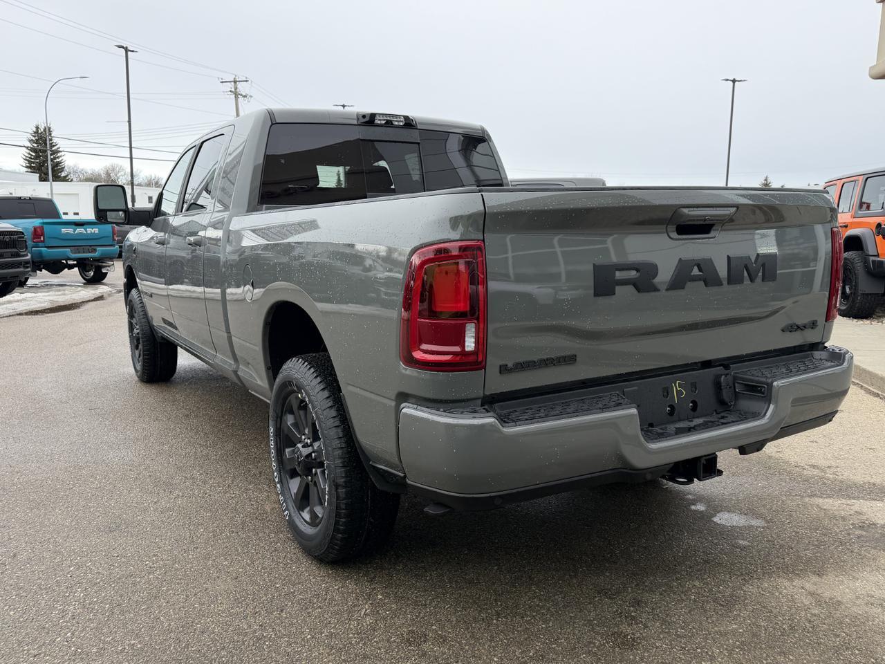 2026 Ram 3500 Laramie Mega Cab 4x4 | Rig Ready Ram | 5th Wheel Prep | 12IN Touchscreen | Heated Vented Leather Redwater AB