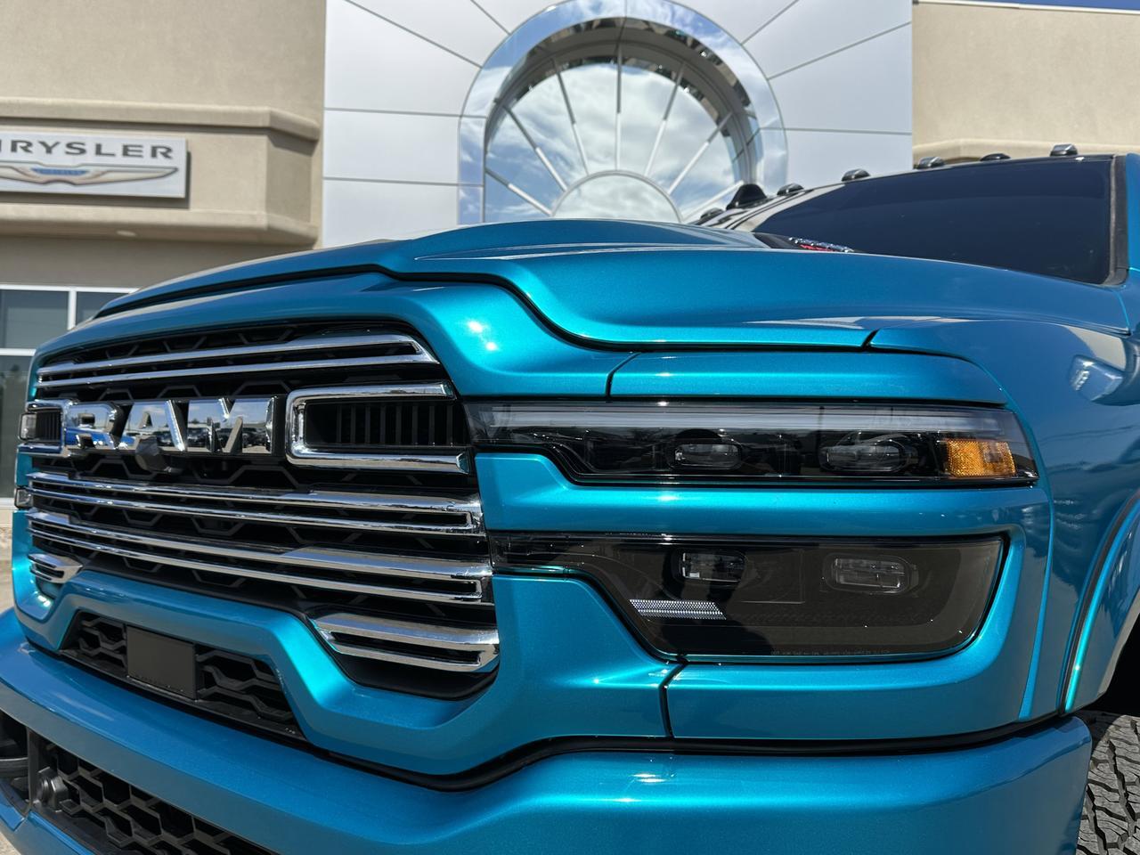 2026 Ram 3500 Laramie Mega Cab 4x4 | Rig Ready Ram | BLUDACRIS | 24" Rim's | Custom Wrap | 3" Lift | Rock Lights
