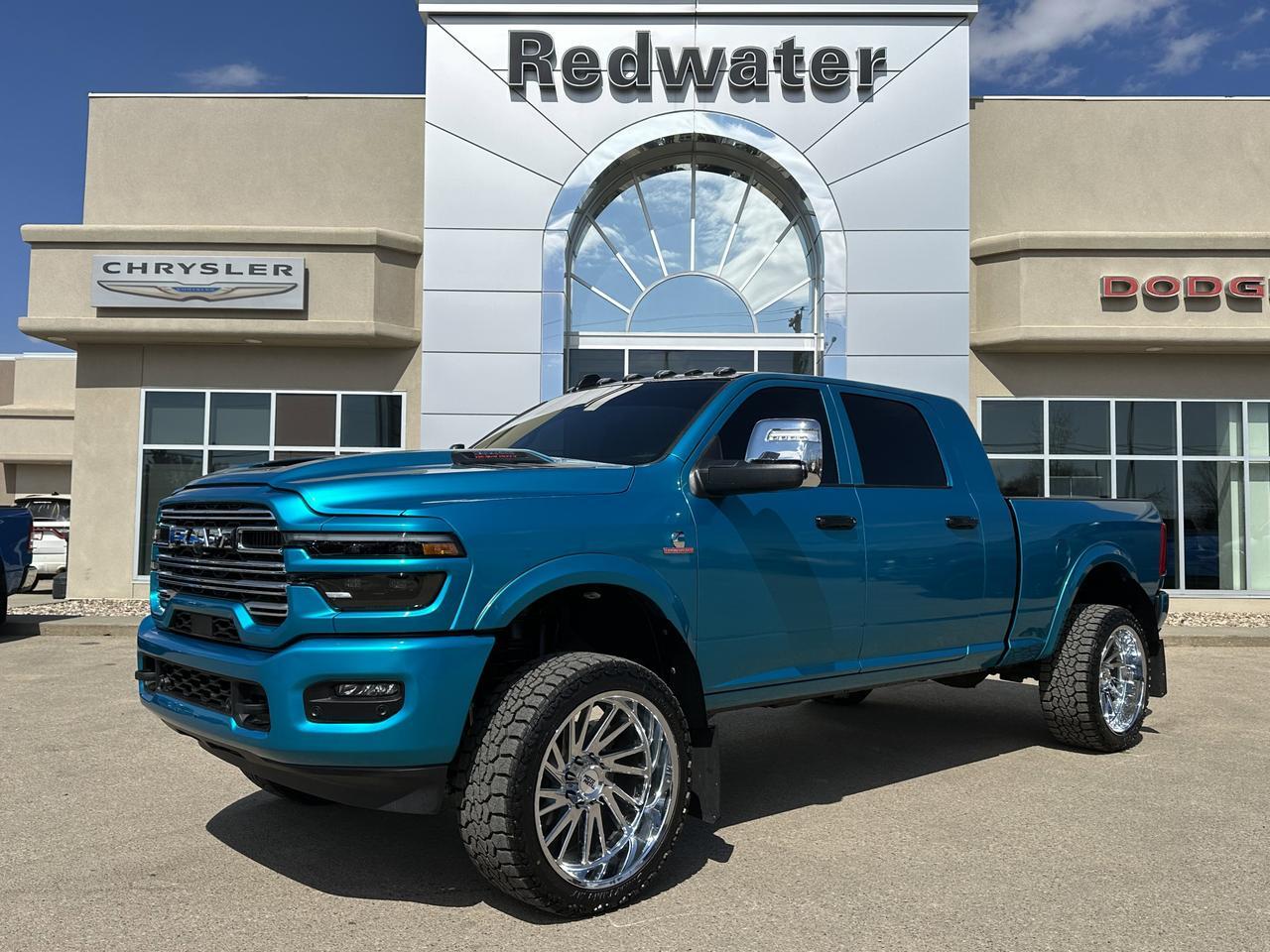 2026 Ram 3500 Laramie Mega Cab 4x4 | Rig Ready Ram | BLUDACRIS | 24" Rim's | Custom Wrap | 3" Lift | Rock Lights