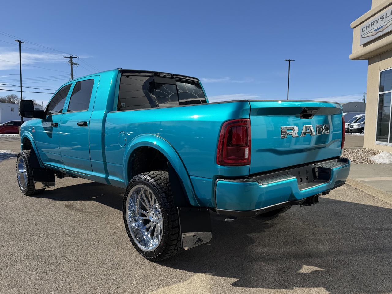 2026 Ram 3500 Laramie Mega Cab 4x4 | Rig Ready Ram | BLUDACRIS | 24" Rim's | Custom Wrap | 3" Lift | Rock Lights Redwater AB