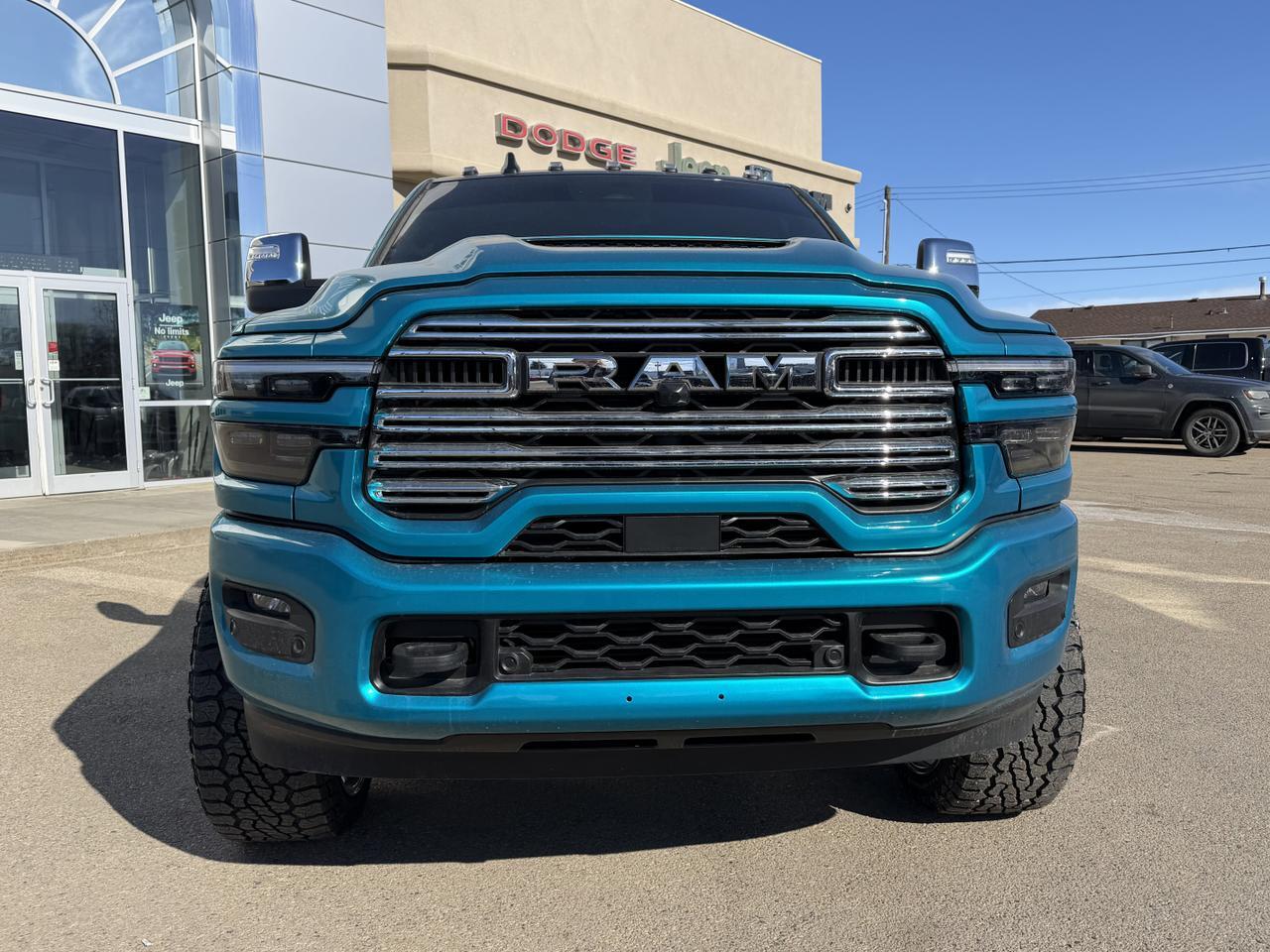 2026 Ram 3500 Laramie Mega Cab 4x4 | Rig Ready Ram | BLUDACRIS | 24" Rim's | Custom Wrap | 3" Lift | Rock Lights Redwater AB