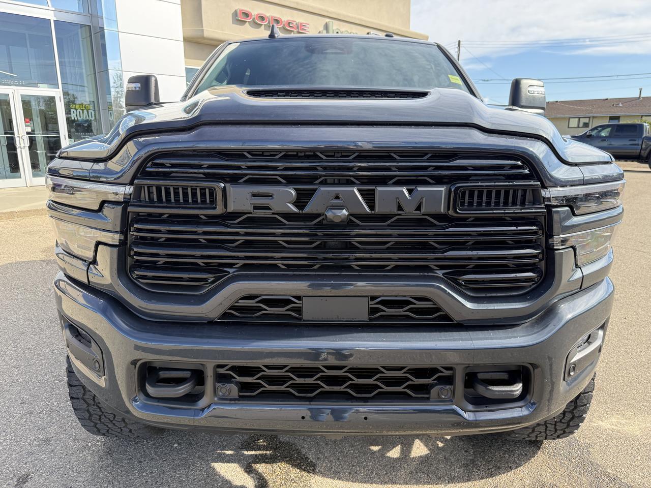 2026 Ram 3500 Laramie Mega Cab 4x4 | Rig Ready Ram | BLUEZILLA | 5" Inch Lift | 24" Rim's | 35" Tires | Loaded Redwater AB