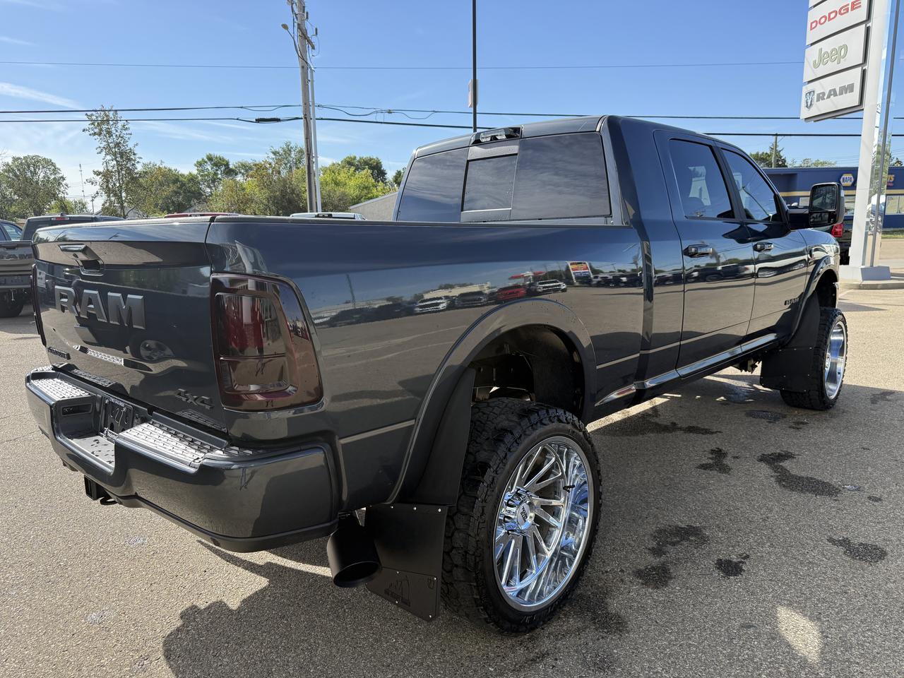 2026 Ram 3500 Laramie Mega Cab 4x4 | Rig Ready Ram | BLUEZILLA | 5" Inch Lift | 24" Rim's | 35" Tires | Loaded Redwater AB