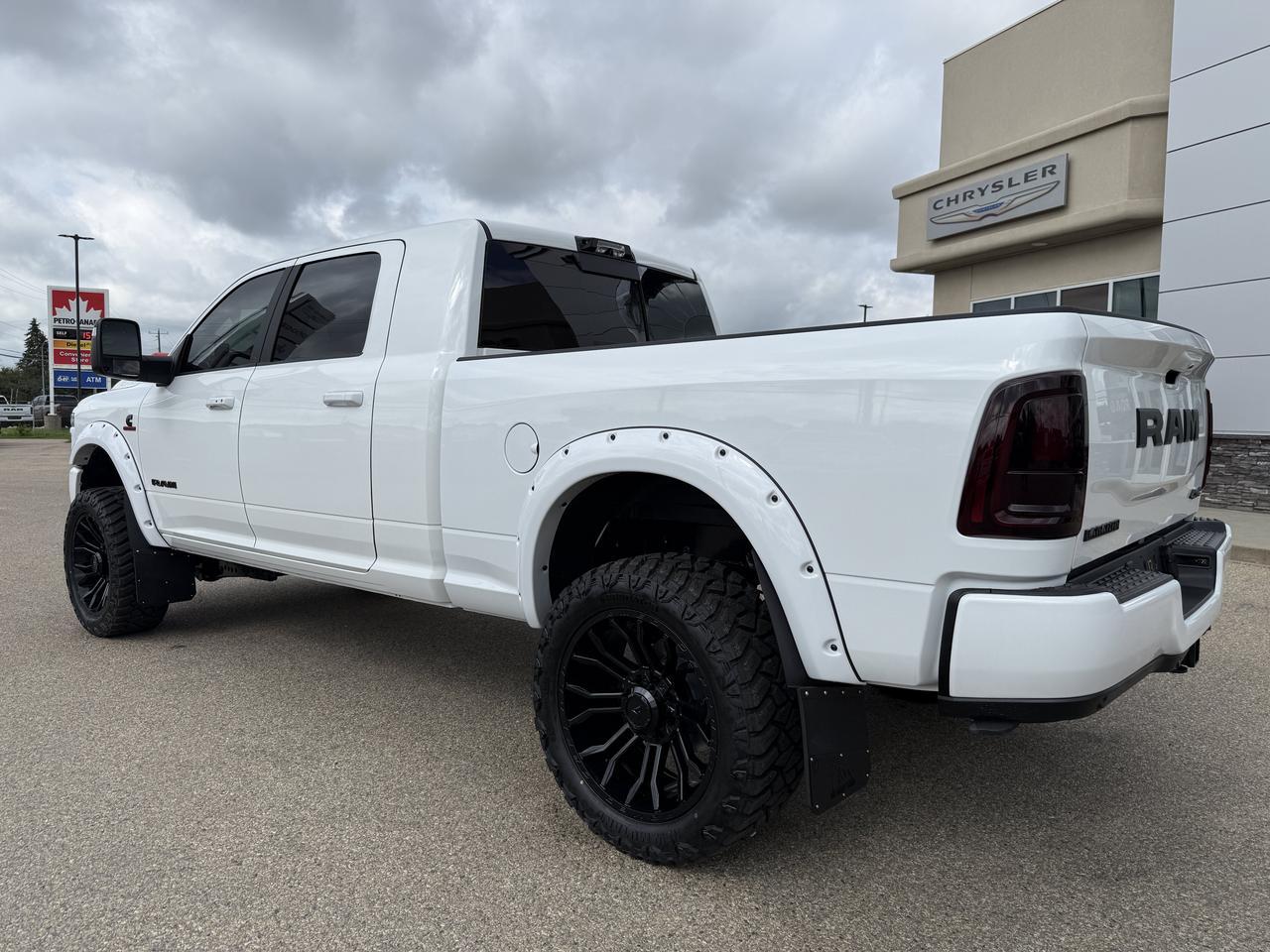 2026 Ram 3500 Laramie Mega Cab 4x4 | Rig Ready Ram | Cummins Turbo Diesel | Premium Leather | Heated Vented Seats Redwater AB