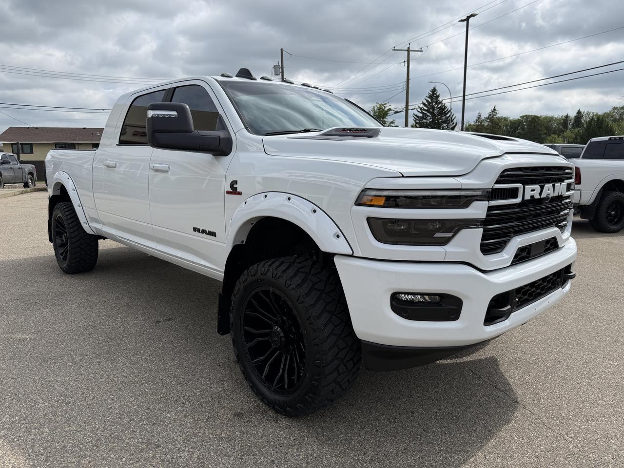 2026 Ram 3500 Laramie Mega Cab 4x4 | Rig Ready Ram | Cummins Turbo Diesel | Premium Leather | Heated Vented Seats Redwater AB