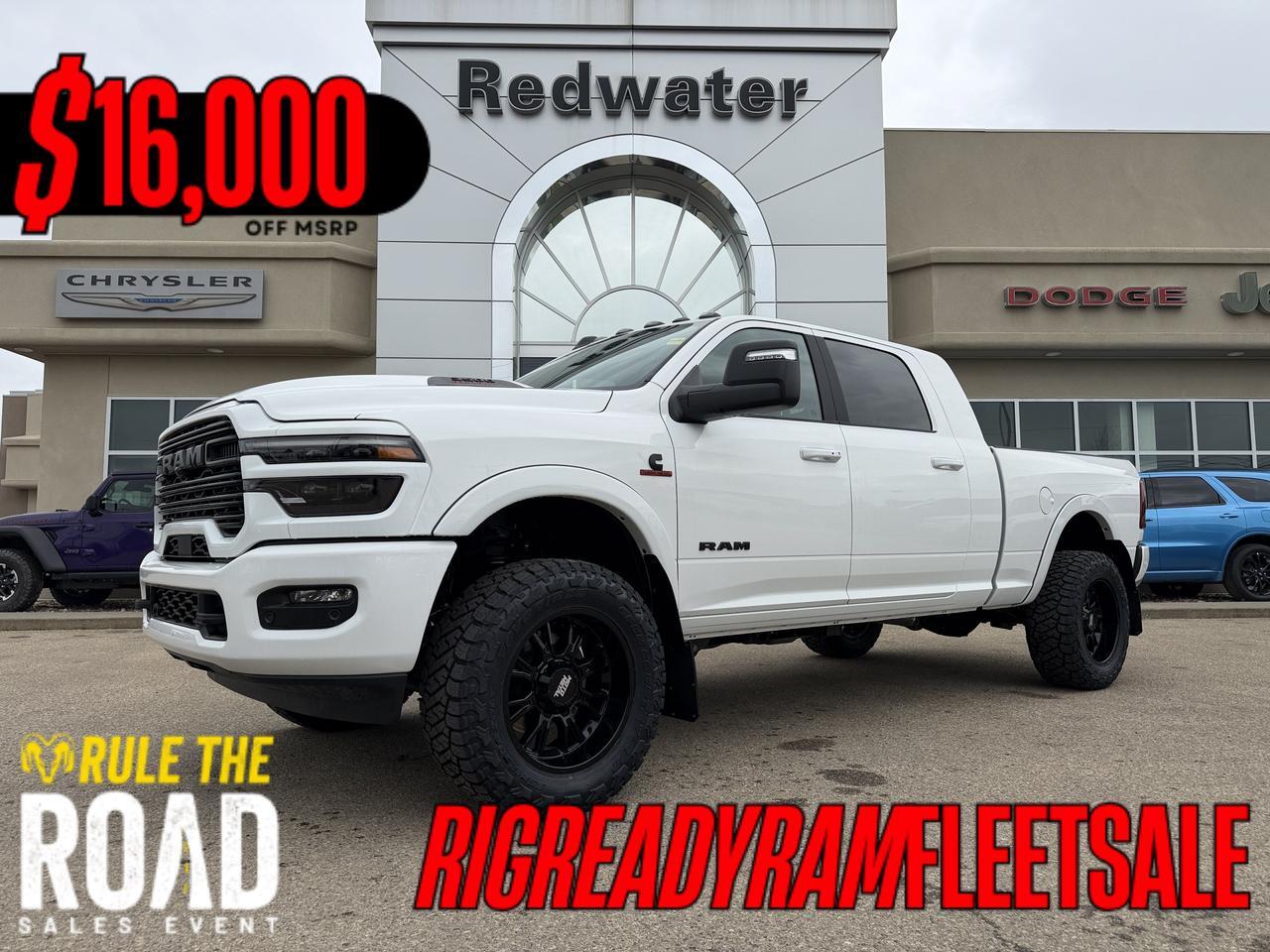 2026 Ram 3500 Laramie Mega Cab 4x4 | Rig Ready Ram | GHOST | Level Kit | 20" Moto Metal's | 35" Toyo Tire