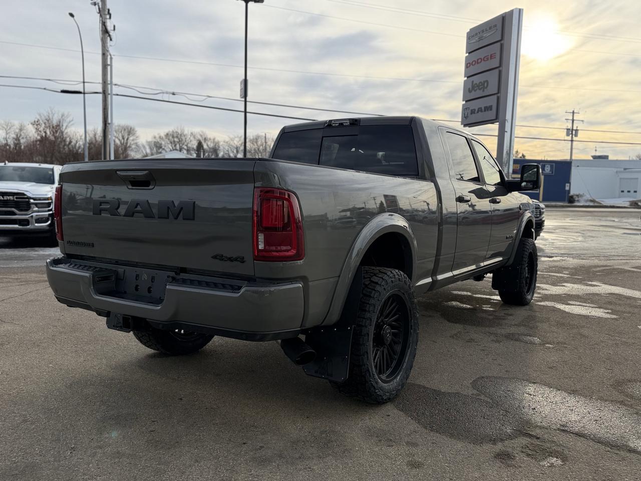2026 Ram 3500 Laramie Mega Cab 4x4 Rig Ready RAM | Cummins Diesel | 12IN Display | 5th Wheel Prep | 20IN Wheels Redwater AB