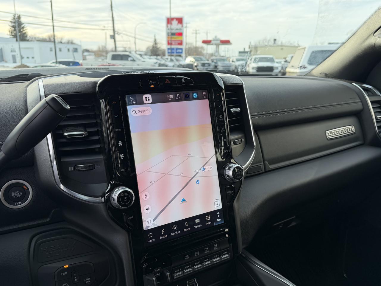 2026 Ram 3500 Laramie Mega Cab 4x4 Rig Ready RAM | Cummins Diesel | 12IN Display | 5th Wheel Prep | 20IN Wheels Redwater AB