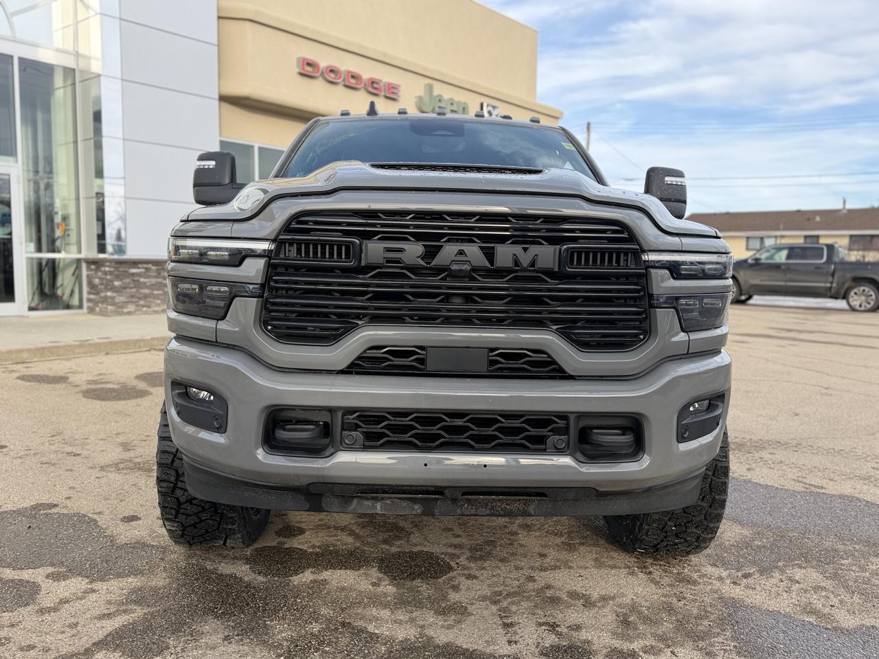 2026 Ram 3500 Laramie Mega Cab 4x4 Rig Ready RAM | EEYORE | 12IN Display | 5th Wheel Prep | 20IN Wheels Redwater AB