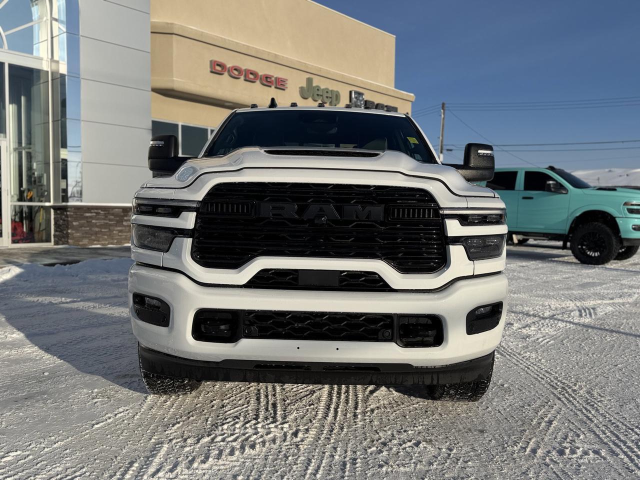 2026 Ram 3500 Laramie Night Edition 4x4 | 6.7L Cummins HO Turbo Diesel | Power Sunroof | Heated Ventilated Seats Redwater AB