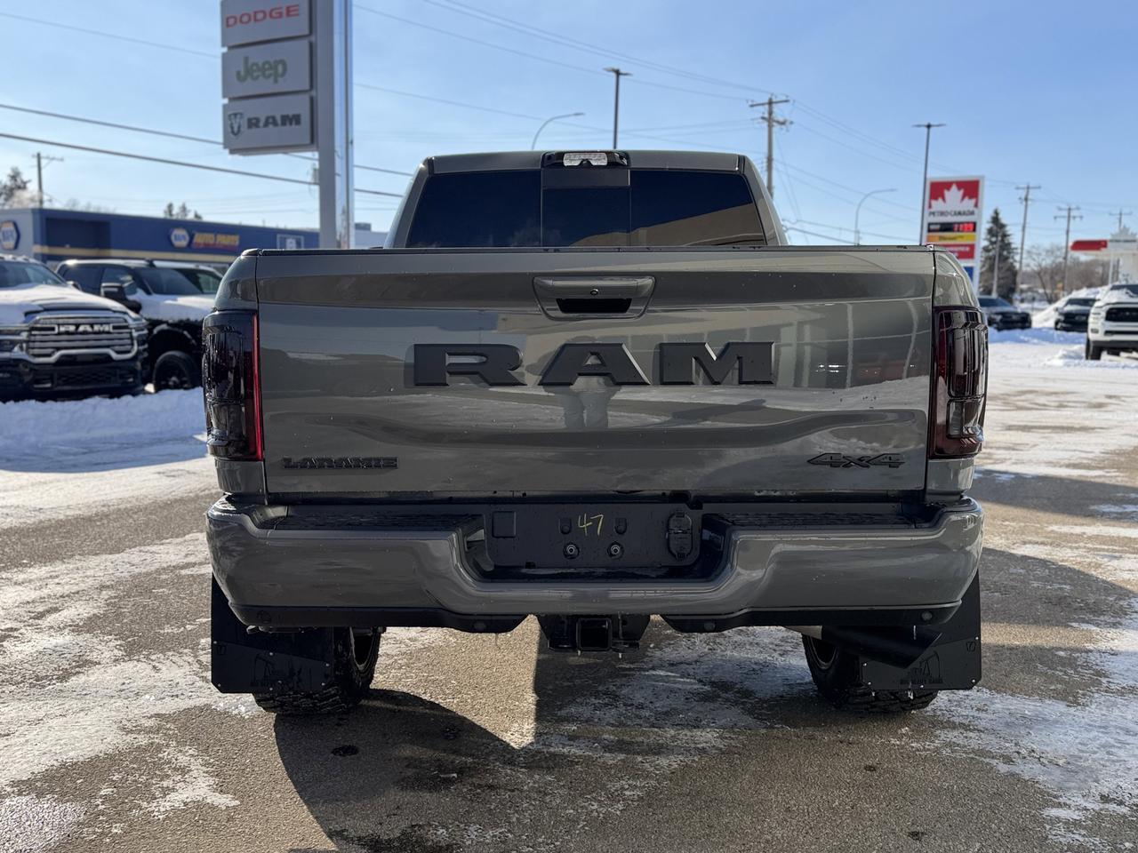 2026 Ram 3500 Laramie Night Edition Crew Cab | Rig Ready Ram | SMOKE SHOW | 3" Lift | 22" Tis Rim's | 35" Tire's Redwater AB