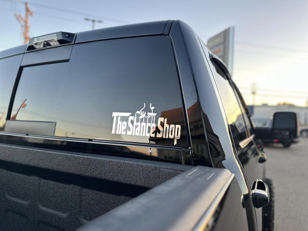 2026 Ram 3500 Laramie Night Edition Crew Cab 4x4 | BATMAN | Rig Ready Ram | Leather | Sport Hood | Sunroof Redwater AB