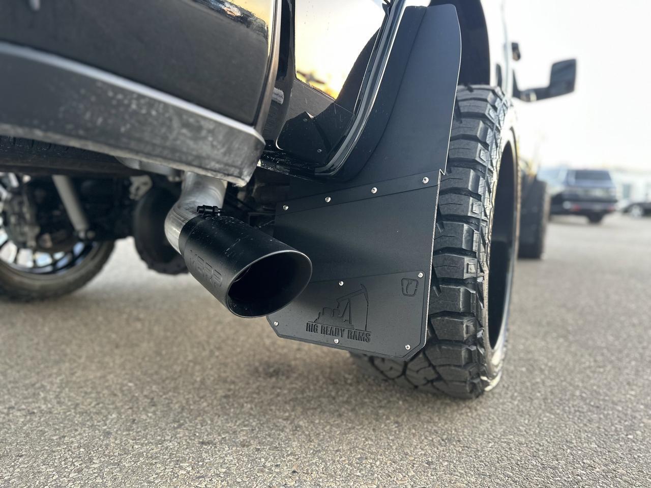 2026 Ram 3500 Laramie Night Edition Crew Cab 4x4 | BATMAN | Rig Ready Ram | Leather | Sport Hood | Sunroof Redwater AB