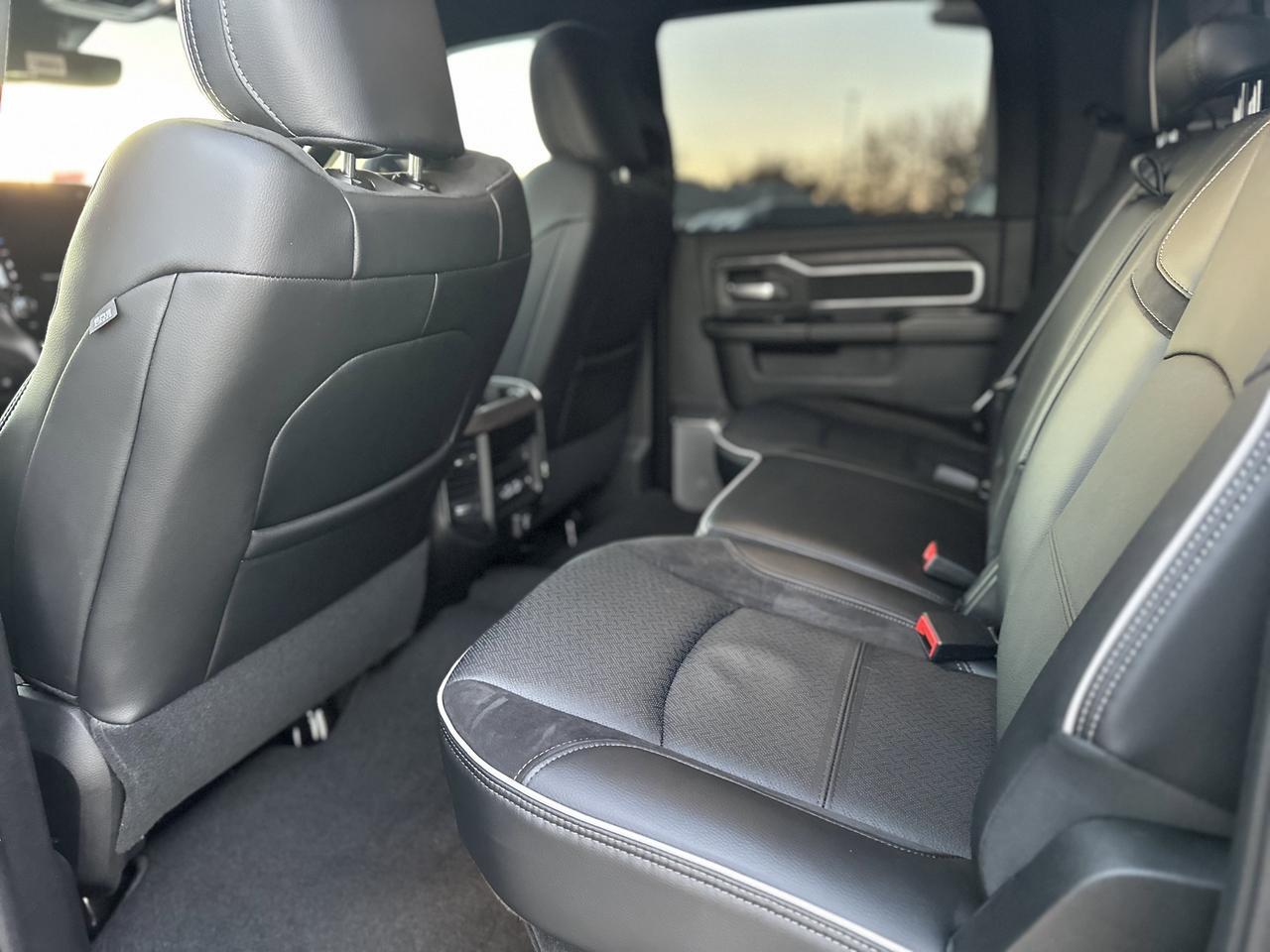 2026 Ram 3500 Laramie Night Edition Crew Cab 4x4 | BATMAN | Rig Ready Ram | Leather | Sport Hood | Sunroof Redwater AB